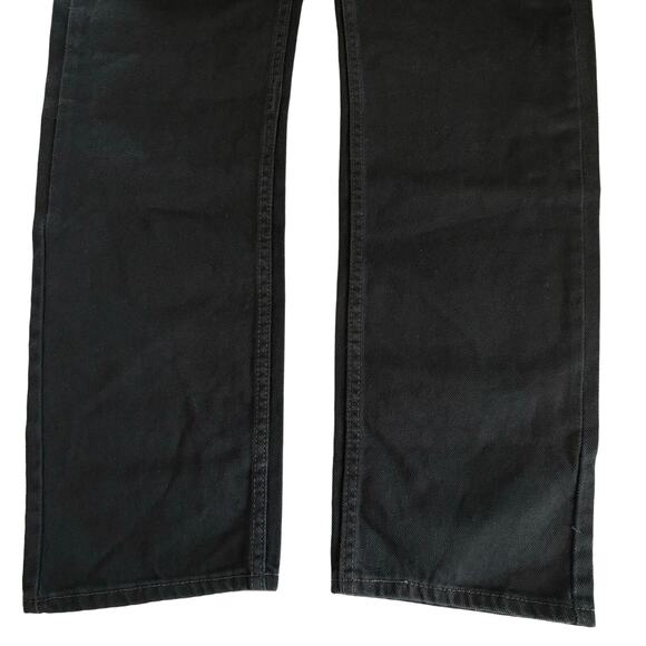Levi’s Mens 505 Black Regular Fit Straight Leg Performance Cool Jeans Size 38x34 - Picture 7 of 10